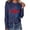 A-Navy226, variant on Women's USA 250th Anniversary T-Shirt Long Sleeve 1776-2026 Tshirt UK Flag Splatter Graphic 4th of July Trendy Tee Tops