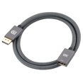 thumbnail image 1 of Cable de expansión de blindaje trenzado DP, Cable portátil macho a hembra, extensor antiinterferencias de velocidad rápida, suministros para PC de escritorio, 1m Inevent EL005839-01, 1 of 7