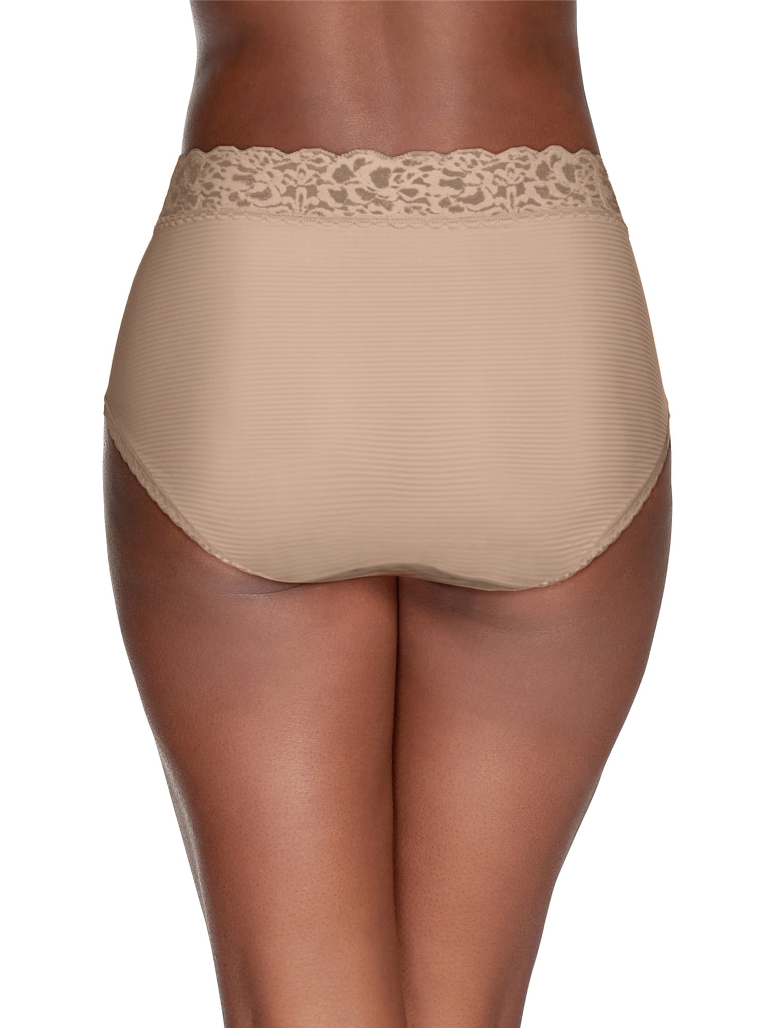 Vanity Fair Lingerie Women's Flattering Lace Brief Underwear