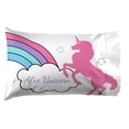thumbnail image 3 of Afro Unicorn Unique, Divine, Magical 4 Piece White Queen Sheet Set, 100% Microfiber, 3 of 5