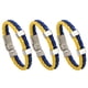thumbnail image 1 of Pulsera de la bandera de Ucrania, 3 piezas Pulsera de la bandera de Ucrania Pulsera trenzada de cuero de Ucrania Pulsera ucraniana Respuesta rápida, 1 of 8