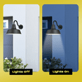 thumbnail image 4 of Generation Lighting 8737401EN3-12 Barn Light Large One - Light Outdoor Wall Lantern Outside Fixture - Black, 4 of 7