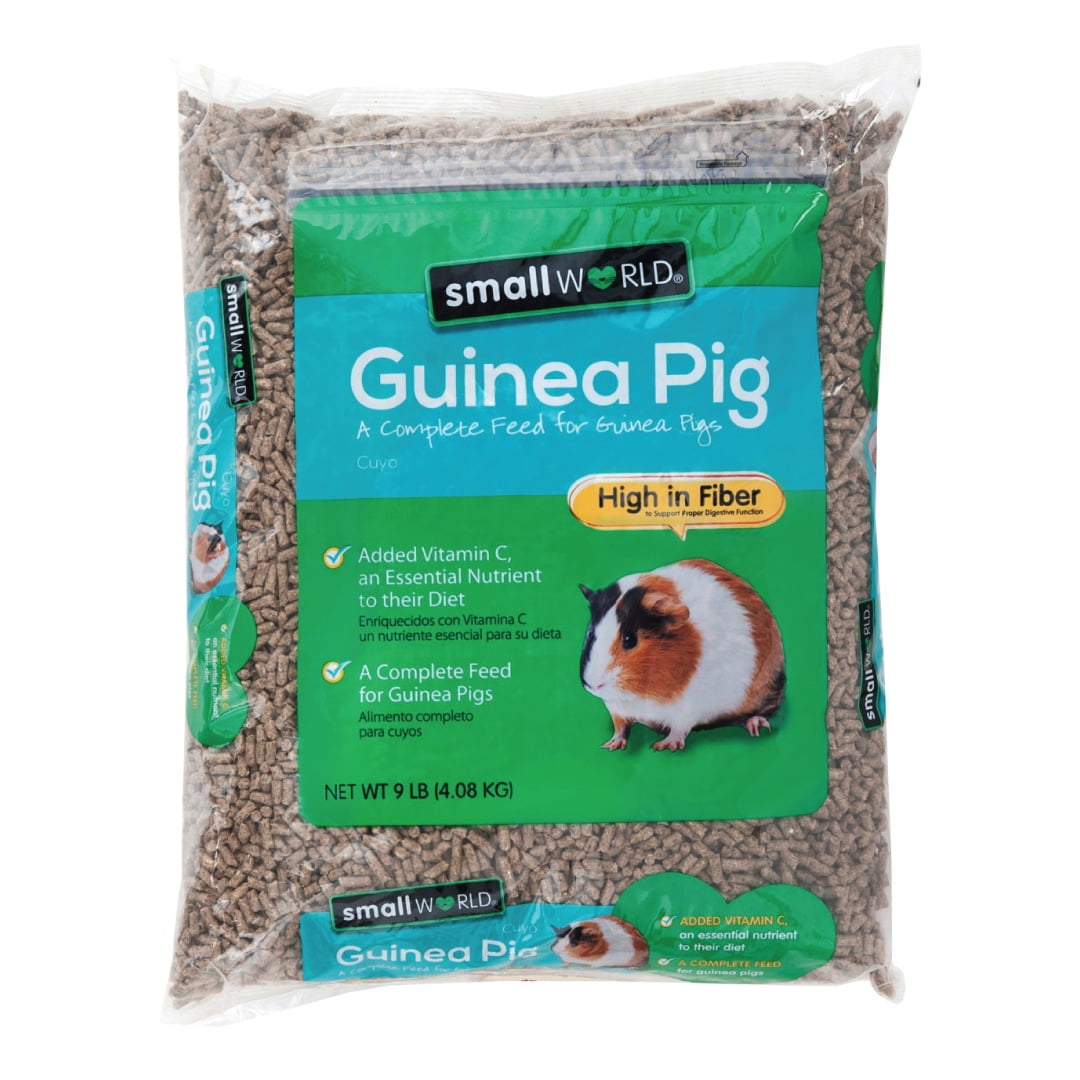 Small World Guinea Pig Complete Feed, Added Vitamin C, 9 lbs - Walmart.com