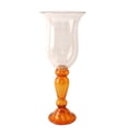 thumbnail image 2 of Jeco HD-CH002AM 18.1 in. Sozusa Glass Pillar Candle Holder, Amber, 2 of 2