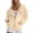 Light Green, variant on XINPING Hoodies Women Zip Up Hoodie Oversized Sweatshirt Jackets Spring Fall Winter Coats with Breast Cancer Awareness Ribbon Print 2026