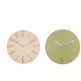 thumbnail image 1 of 2x Relojes de pared colgantes Sin tictac Silencioso Simple 12 pulgadas madera amarillo Macarena 2x reloj de pared, 1 of 8