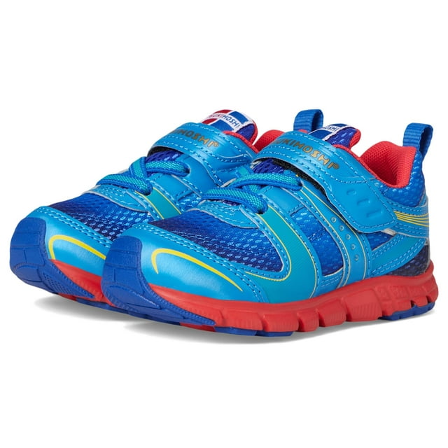 Zapatilla deportiva TSUKIHOSHI 3580 Velocity con cierre de correa para niños pequeños 13.5