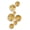 Gold, variant on Wall Decor for Living Room, 7PCS Metal Wall Hanging Sculptures for Office Apartment Bathroom Decoration, Modern Silver Home Decor for Staircase Hallway Porch Housewarming Gift