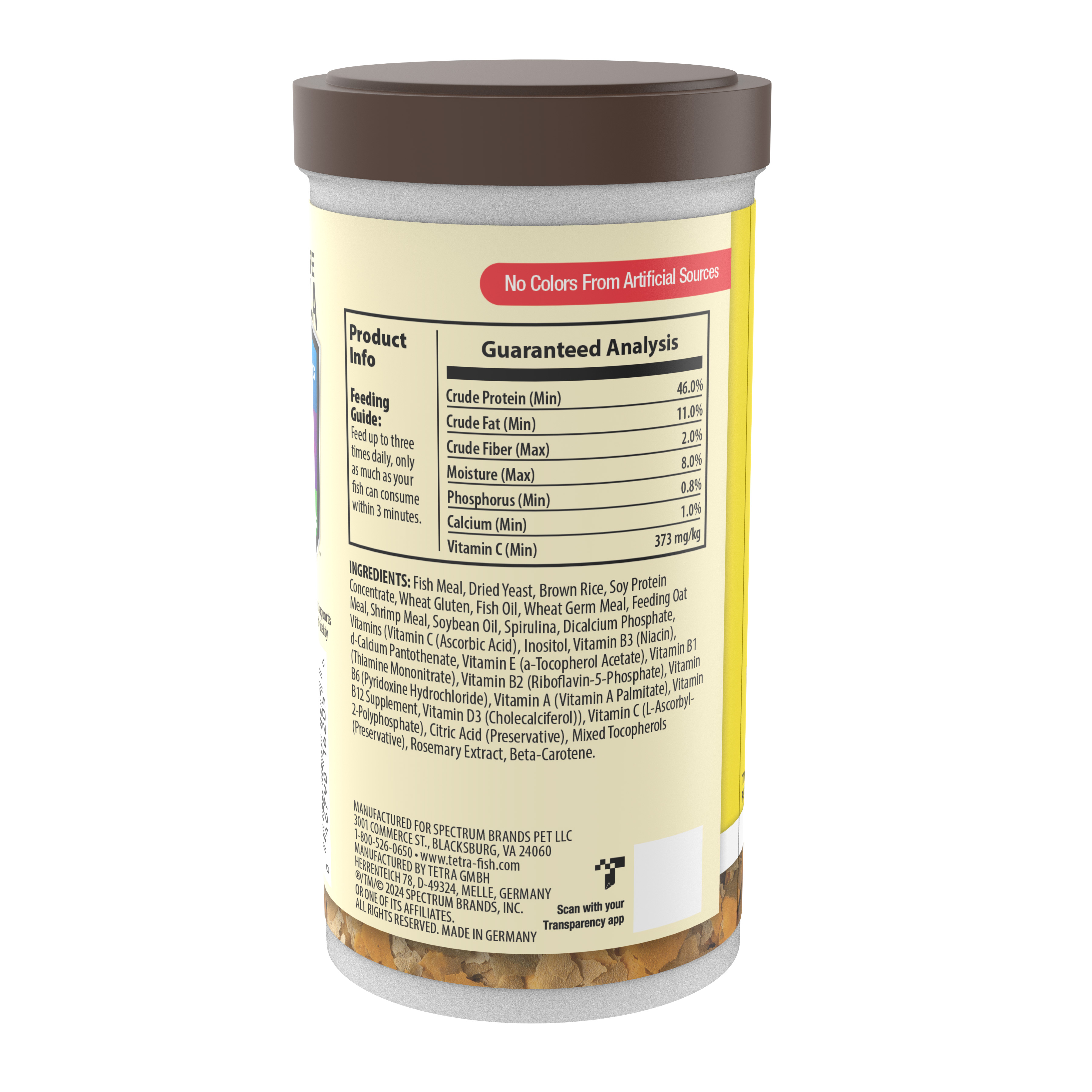 Tetra TetraMin XL Tropical Flakes Fish Food, 2.82 oz photo 8