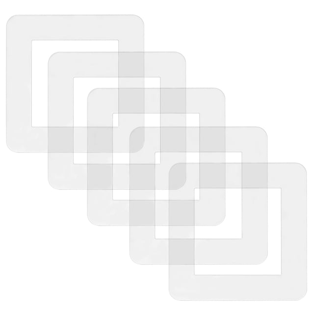 FOLOYORI 5Ud Cubierta Decorativa Acrílica Transparente Para Tomas Y Interruptores