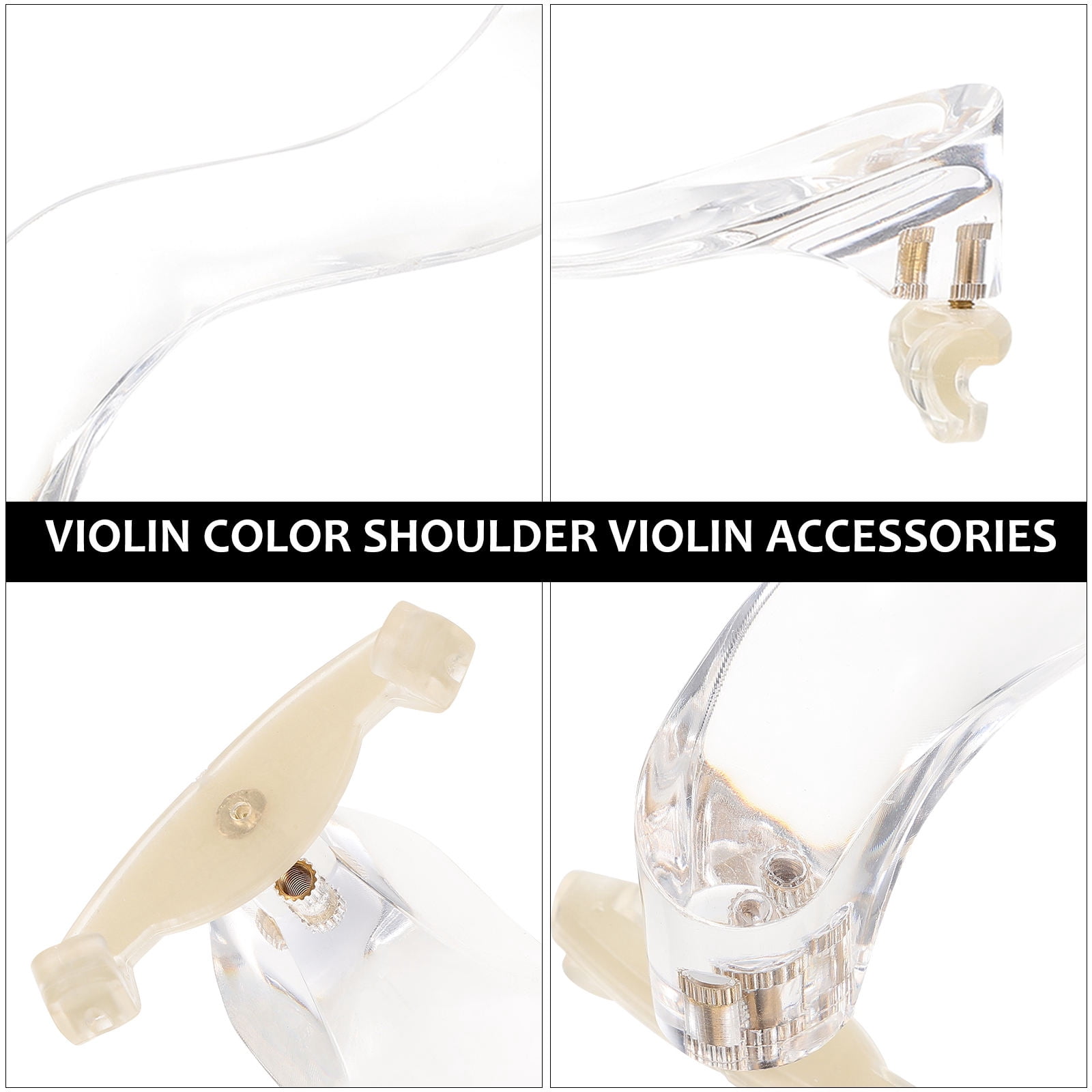 KAKOWELY 1Pcs Simple Design Acrylic Violin Shoulder Supporter for Violinists violin sponge shoulder rest