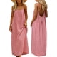 thumbnail image 1 of Una Línea de Vestidos de Verano para las Mujeres 2025 sin Mangas Cami sin Espalda Vestido de Sol Largo Corria de Espagueti Vestidos para las Mujeres, 1 of 9