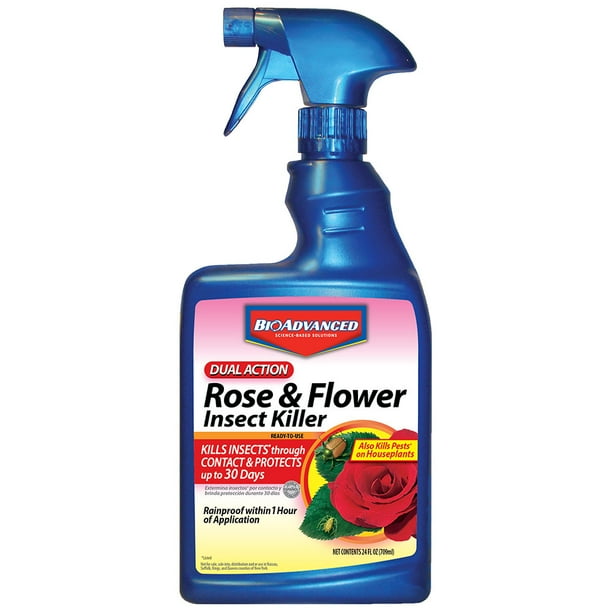 BioAdvanced Dual Action Rose & Flower Insect Killer, ReadytoUse, 24