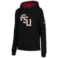 thumbnail image 2 of Women's Colosseum Black Florida State Seminoles Big Logo Pullover Hoodie, 2 of 3