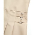 thumbnail image 4 of Beverly Hills Polo Club Girls' School Uniform Dress - Sleeveless Pleated Khaki & Navy Jumper Dress (4-16), 4 of 6