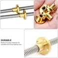 thumbnail image 6 of Mobutofu 2Pcs Brass Nut for Machine Tool Rails with Sturdy Design and Smooth .8X0.9X0.6in, 6 of 8