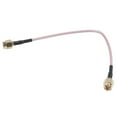 thumbnail image 2 of 4pcs 6.5 inch Length SMA Male to SMA Male Connector Pigtail Cable, 2 of 8