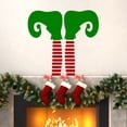 thumbnail image 1 of nipocaio 1pc Christmas Wall Sticker Spirit Shoes Decal Mural Room Ornament Removable, 1 of 4