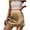 Champagne, variant on Deago Women's Satin Silky Mini Skirts High Waisted Flared Short A-Line Zipper Party Club Skirt (Black, S)
