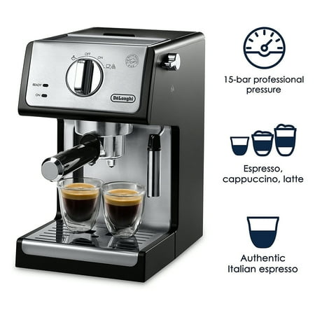 De'Longhi - Espresso Machine with 15 bars of pressure - Black