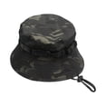 thumbnail image 6 of harmtty Sun Hat Women Hat Summer Outdoor Hat Camouflage Print Windproof Fixed Strap Round Brim Anti-uv Sunshade Lightweight Fishing Camping Climbing Unisex, 6 of 8