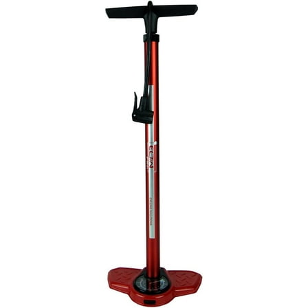 Eltin Track Pump Aluminium Pro Red - High-Performance Bicycle Floor Pump