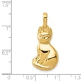 thumbnail image 3 of FJC Finejewelers 14k Yellow Gold Cat Charm, 3 of 6