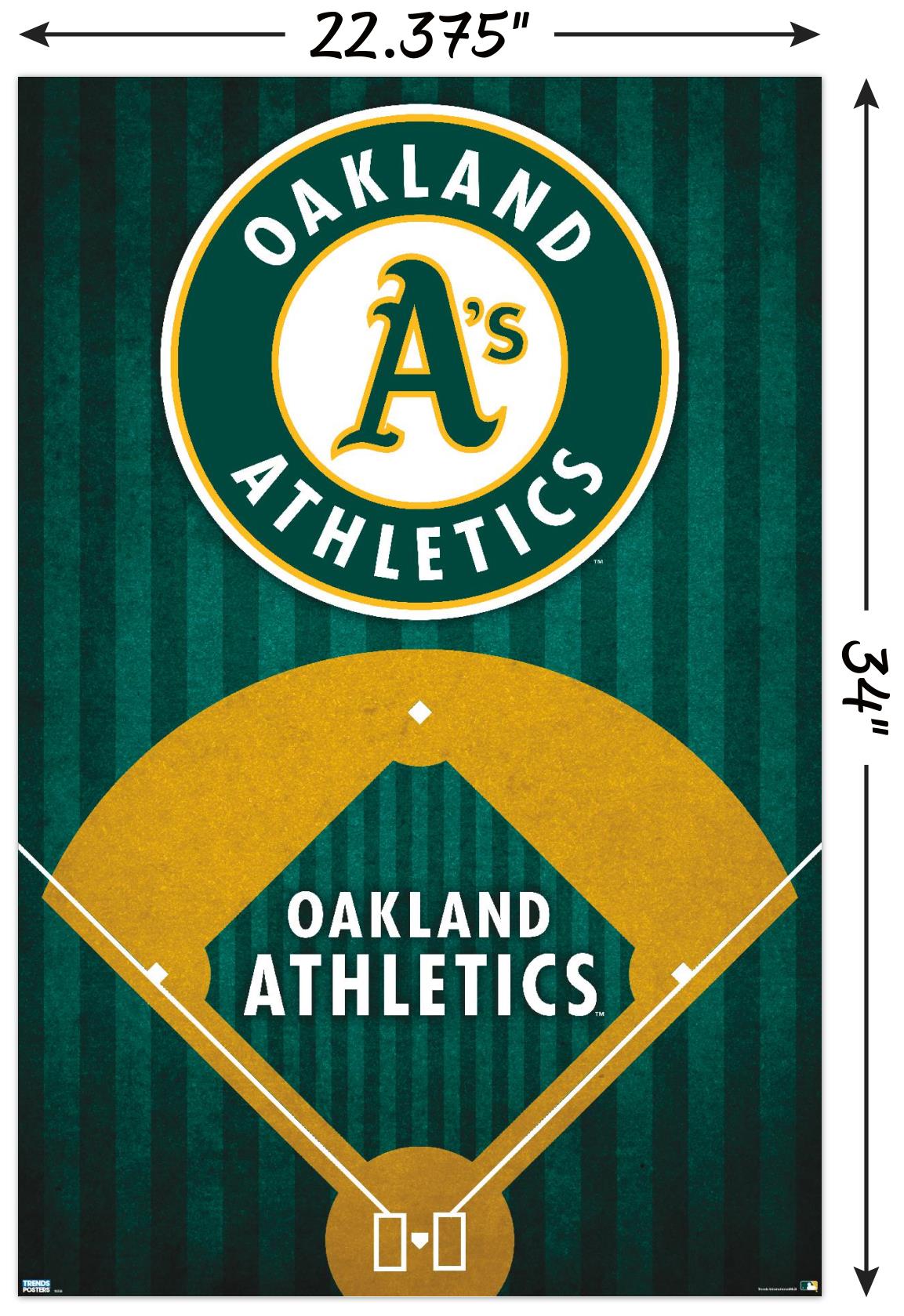 MLB Oakland Athletics - Logo 20 Wall Poster, 22.375" x 34"
