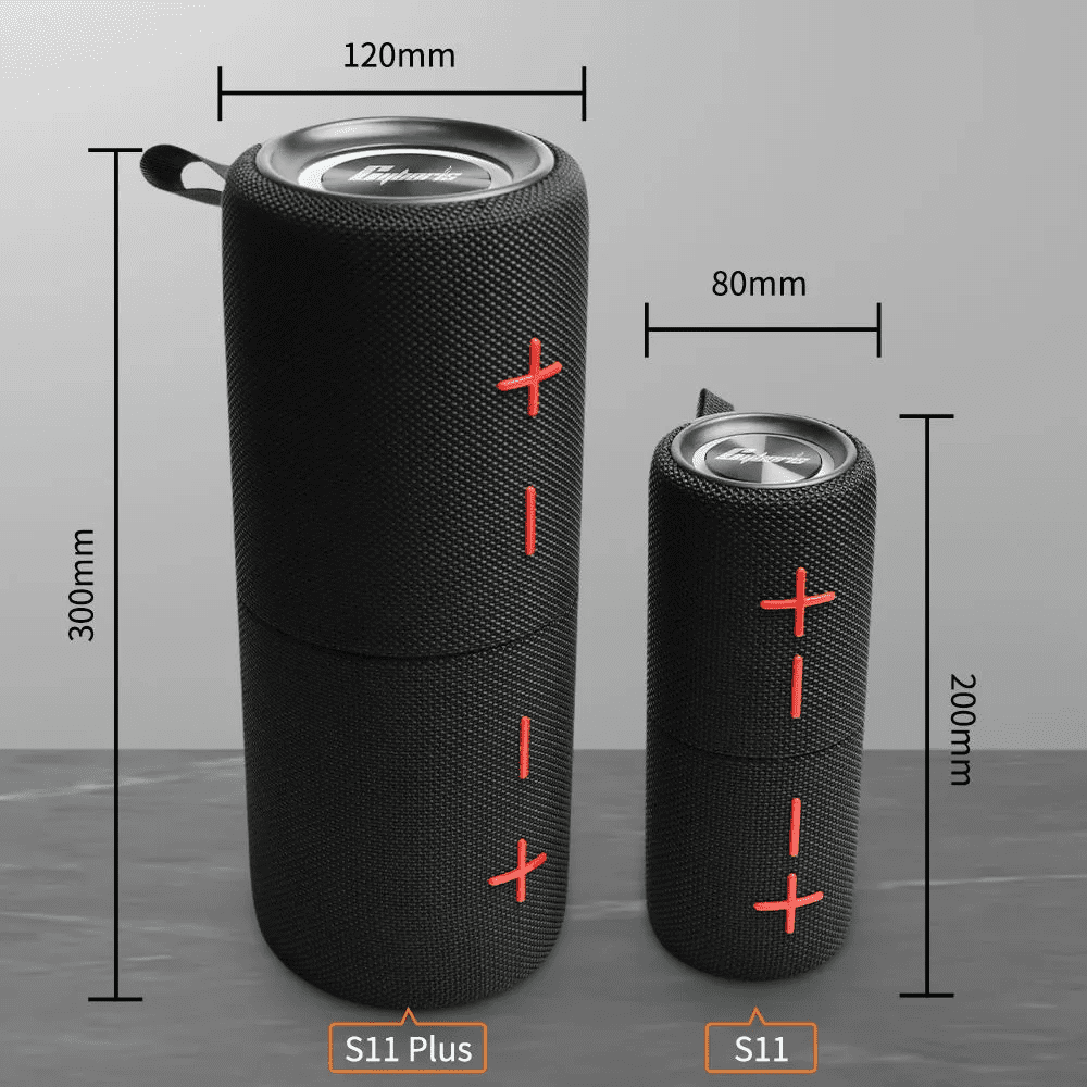 Magnetic Dual-Split Bluetooth Speaker, IPX6 Waterproof Split Portable Wireless Speaker, 20W Volume, S11