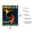 thumbnail image 2 of Angelus - Liqueur of the Salesians of Dom Bosco Religious Order - Vintage Advertising Poster by Leonetto Cappiello c.1907 - Fine Art Matte Paper Print (Unframed) 16x20in, 2 of 4