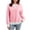 #070-Pink, variant on Warop Women's Colorblock Knit Sweater Round Neck Twist Texture Long Sleeve Pullover Loose Fit Top for Winter