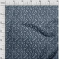 thumbnail image 2 of oneOone Cotton Cambric Grayish Blue Fabric Florals Sewing Material Print Fabric By The Yard 56 Inch Wide, 2 of 4