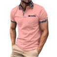 thumbnail image 4 of Birdeem Mens Short Sleeved Turndown Colar Tops Blouse, 4 of 5
