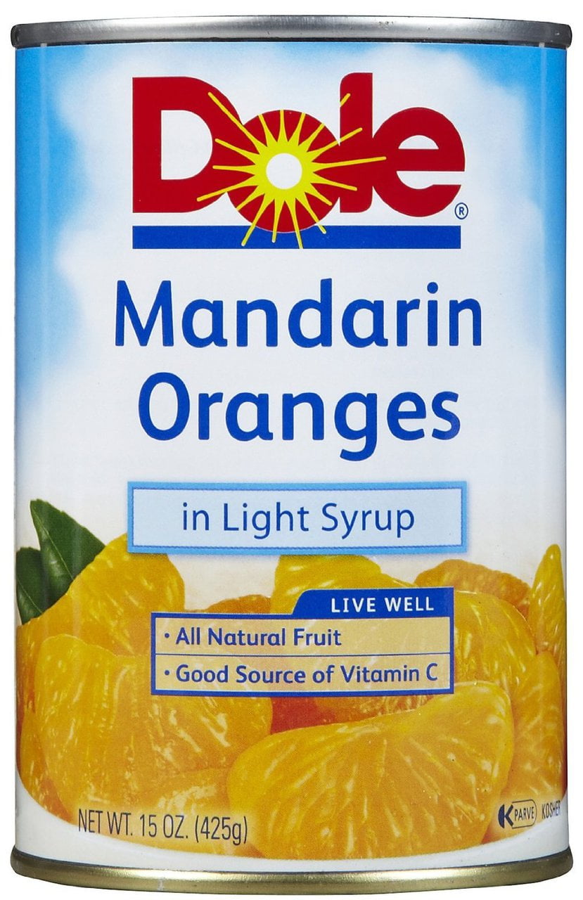 12 PACKS Dole Mandarin Oranges15 oz