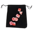thumbnail image 2 of lionlar 7x Game Dices Toys Math Teaching D8 D10 D12 D20 Bicolor Engraved Rolling R, 2 of 6