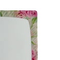 thumbnail image 3 of Ambesonne Floral Boho Fitted Sheet, Simple Blooming Roses, Full Size, Fern Green Hot Pink, 3 of 5