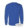 thumbnail image 3 of GILDAN G540 ADULT HEAVY COTTON 5.3 OZ. LONG-SLEEVE T-SHIRT, Royal, L, Pack Of 3, Mens T-Shirts, 3 of 3