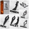 thumbnail image 5 of 3D Men Women Toilet Signs Acrylic WC Plaque Reminder Indicator Plaque Wc Signage Door Plates, 5 of 5