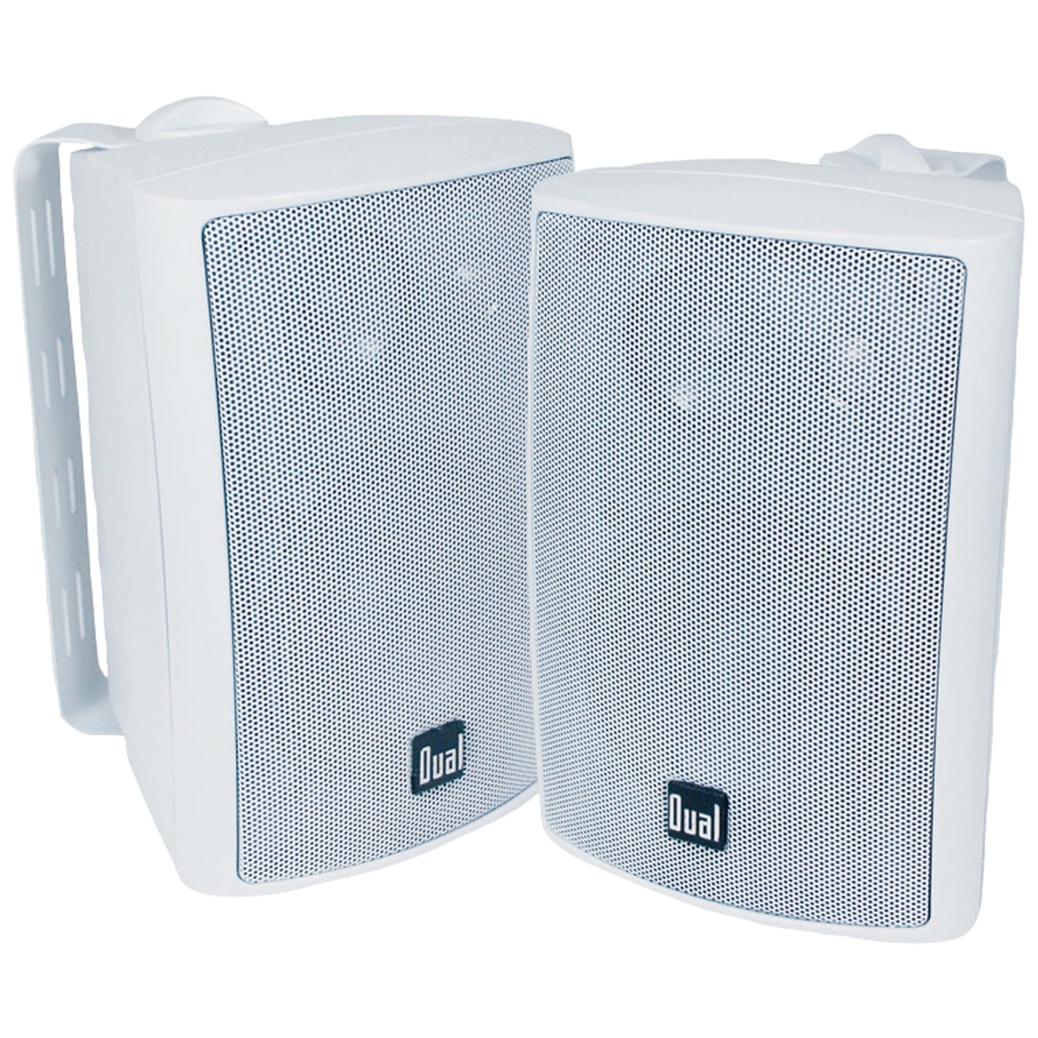 2 Pack TDX 6.5" 2-Way Indoor Outdoor White Wall Mounted Speaker Pair New 