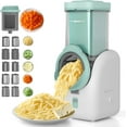 thumbnail image 1 of Upgraded Electric Cheese Shredder, Automatic Cheese Grater Electric with 6 Interchangeable Blades, 6 in 1 Electric Cheese Grater for Cheese, Fruits, and Vegetables, 1 of 7