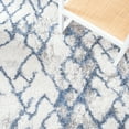 thumbnail image 6 of SAFAVIEH Horizon Milica Abstract Shag Area Rug, Ivory/Blue, 8' x 10', 6 of 8