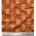 thumbnail image 1 of Soimoi Rayon Fabric Turtle Block Decor Fabric Printed Yard 56 Inch Wide, 1 of 3