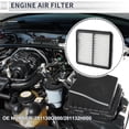 thumbnail image 2 of Unique Bargains Engine Air Filter for Hyundai Elantra 2007-2010 Long life Element Filter Air Cleaner No.281130Q000/281132H000 1 Pcs, 2 of 7