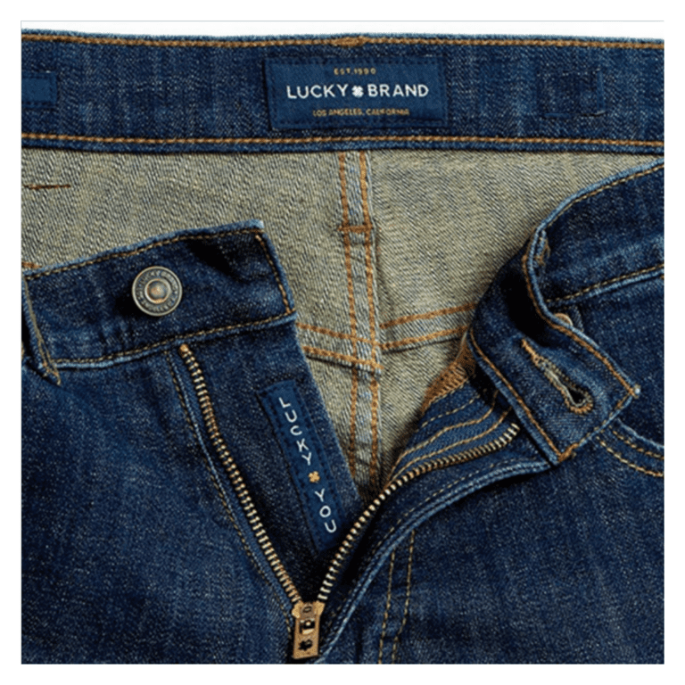 Jeans Lucky Brand Taille 29 – Vert Avec Passepoil Marine – Neuf Avec étiquettes