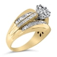 thumbnail image 3 of 14k Yellow Gold 2 1/4ct TDW Diamond Engagement Ring g (H-I, SI1-SI2), 3 of 9