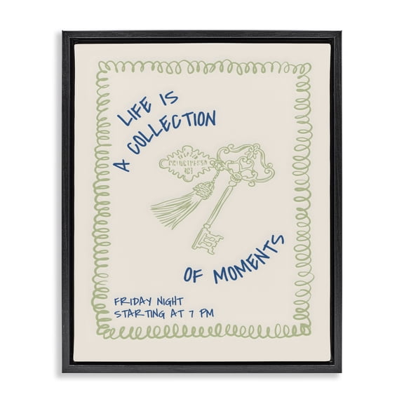 Stupell Industries A Collection of Moments Black Framed Floater Canvas Wall Art, design by The Prints Vibe