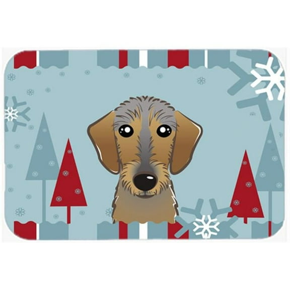 Carolines Treasures  Winter Holiday Wirehaired Dachshund Mouse Pad