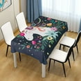 thumbnail image 7 of Cute Unicorn Rectangle Tablecloth, Dust Proof Anti Wrinkle Wipeable Table Cloth Tabletop foration of Dinner Kitchen Wedding Holiday Party 60"x60" Decor Gift, 7 of 7
