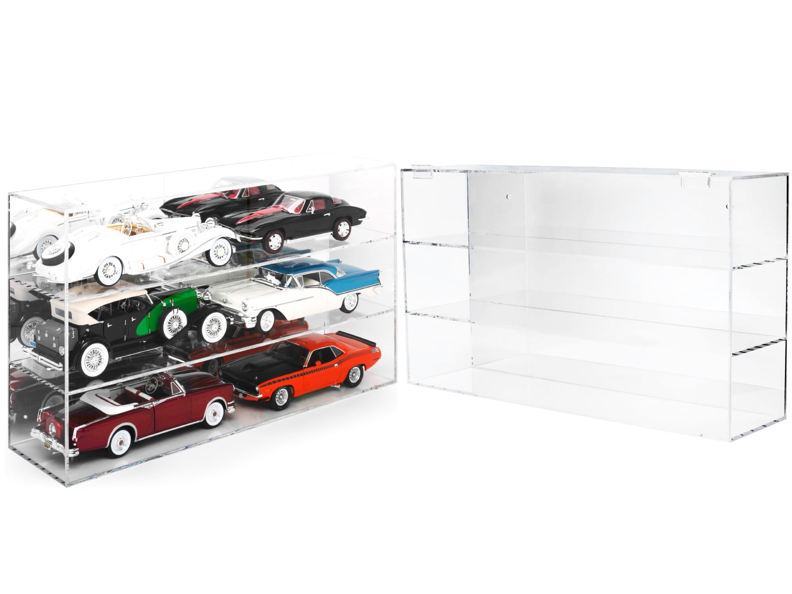 Greenlight Acrylic Display Show Case with Plastic Base for 1/64 Scale Model Cars 5 55025