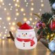 thumbnail image 4 of Puntoco Taza de cerámica navideña creativa con tapa y cuchara Taza de modelado de dibujos animados Taza de muñeco de nieve navideño Vasos de agua de gran capacidad, 4 of 6